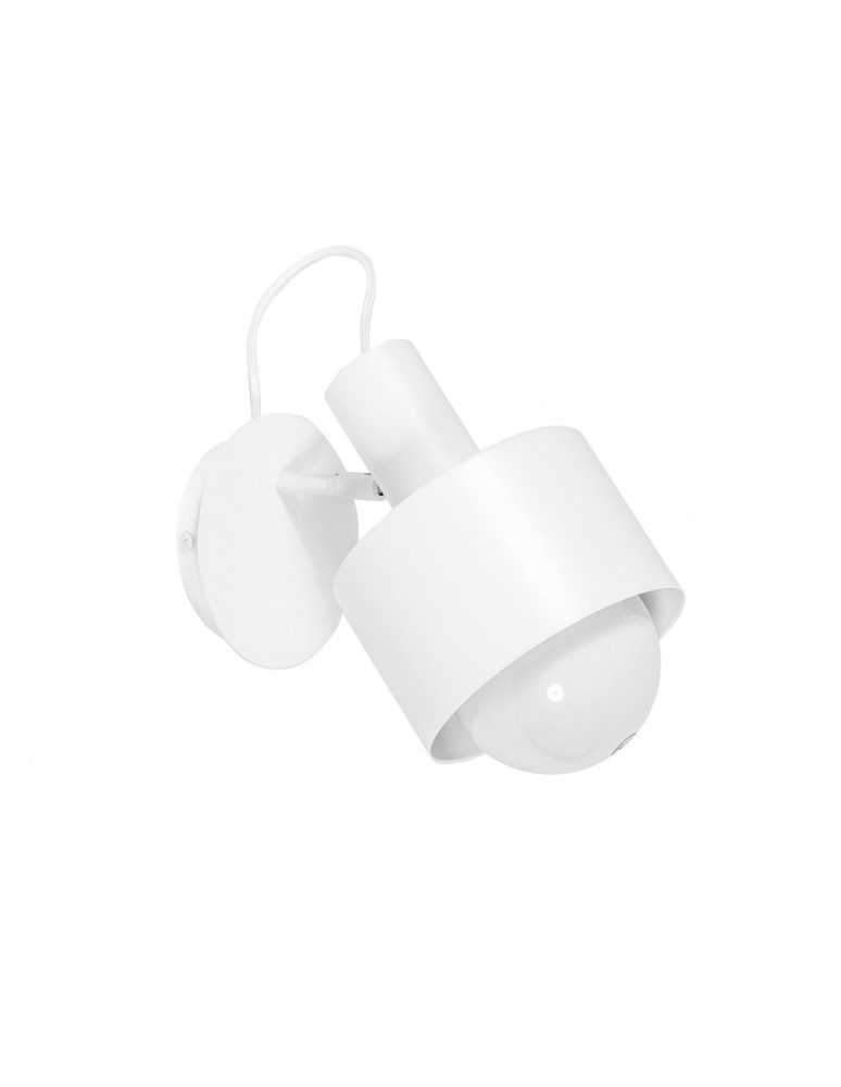 Scandinavian style wall lamps - UMMO ENKEL KINKETT white wall lamp / wall sconce ENK111P0 - product kolory-swiatla.pl 3