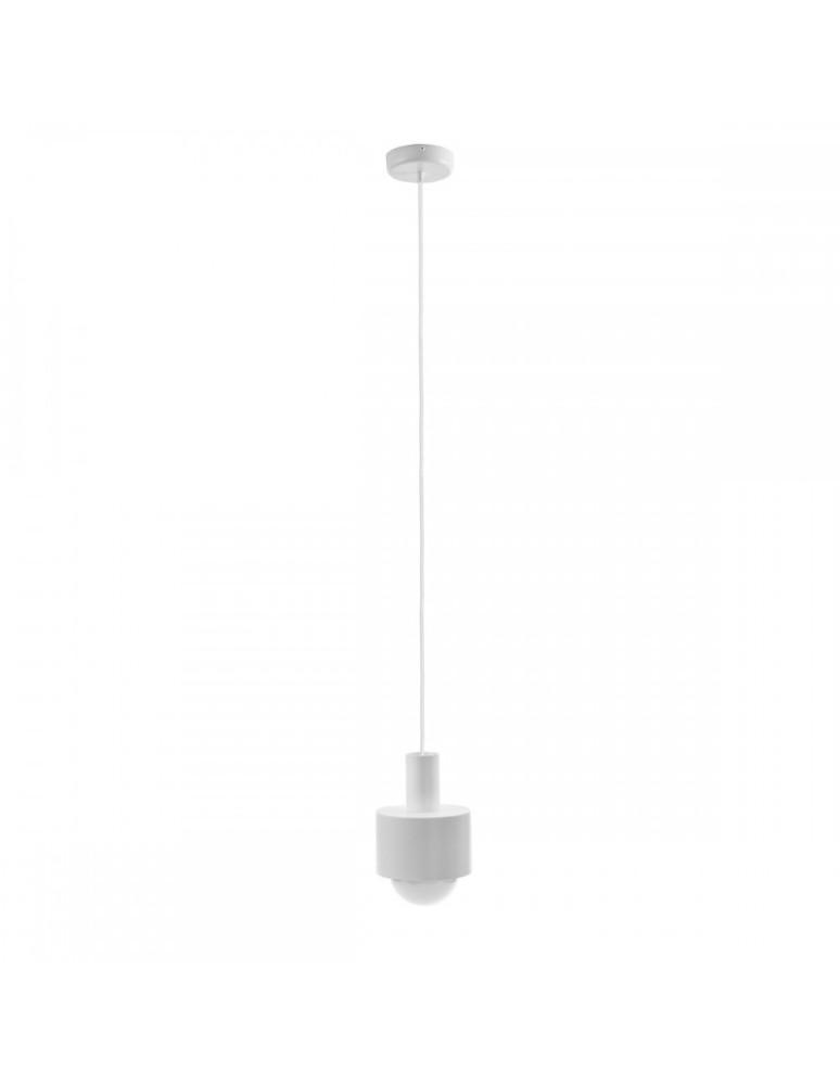 Pendant lamps - UMMO ENKEL 1 white ceiling pendant lamp EN1111P0 - product kolory-swiatla.pl 1