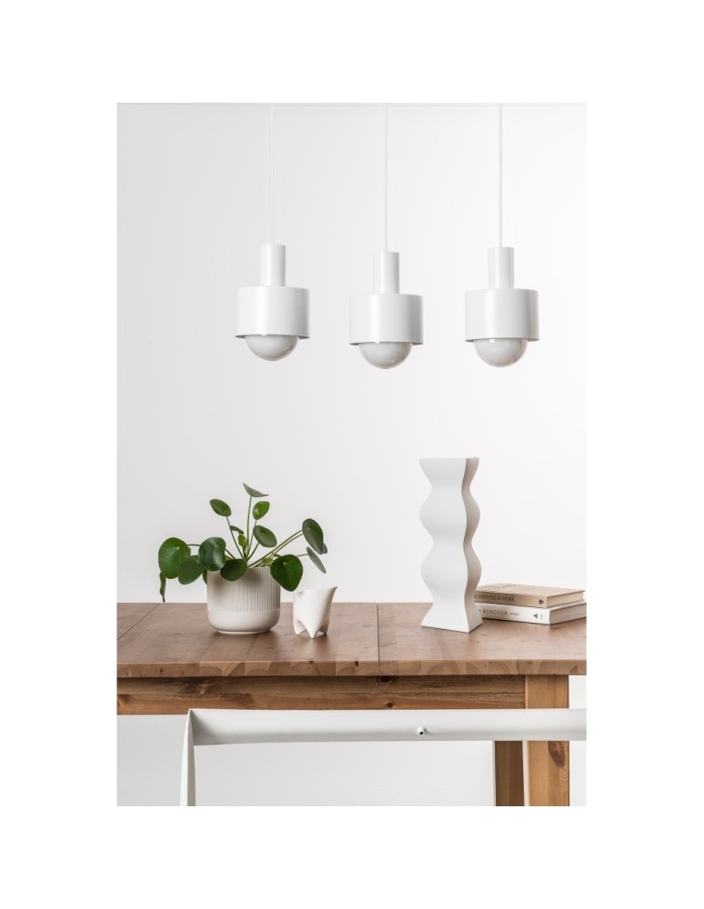 Pendant lamps - UMMO ENKEL 3 white ceiling pendant lamp EN3311P0 - product kolory-swiatla.pl 2
