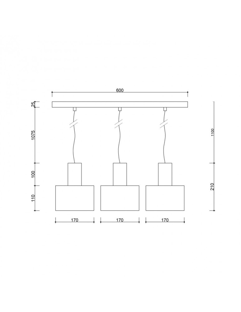 Pendant lamps - UMMO ENKEL 3 white ceiling pendant lamp EN3311P0 - product kolory-swiatla.pl 4