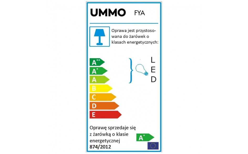 UMMO FYLLO A biała sufitowa lampa wisząca FYA111P0