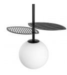 Pendant lamps spheres - UMMO FYLLO A black ceiling pendant lamp FYA122P0 - product 1