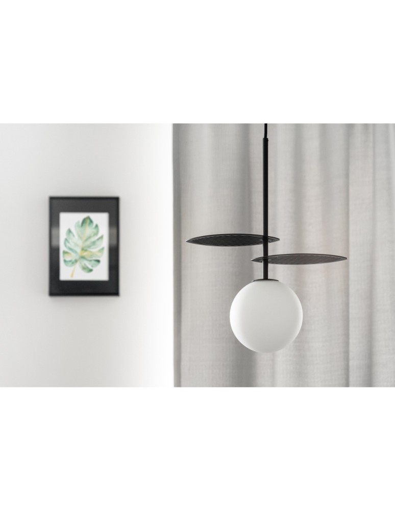 Pendant lamps spheres - UMMO FYLLO A black ceiling pendant lamp FYA122P0 - product kolory-swiatla.pl 4
