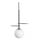 Pendant lamps spheres - UMMO FYLLO A black ceiling pendant lamp FYA122P0 - product 5