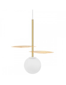 UMMO FYLLO A złota lampa wisząca  z mosiężnymi liśćmi FYA131P0