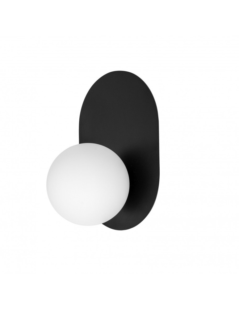 Scandinavian style wall lamps - UMMO HANEA black wall lamp / wall sconce HA012000 - product kolory-swiatla.pl 1
