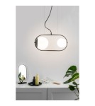 Pendant lamps spheres - UMMO KOBAN A black ceiling pendant lamp KOA222P0 - product 2