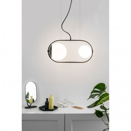 UMMO KOBAN A czarna sufitowa lampa wisząca KOA222P0