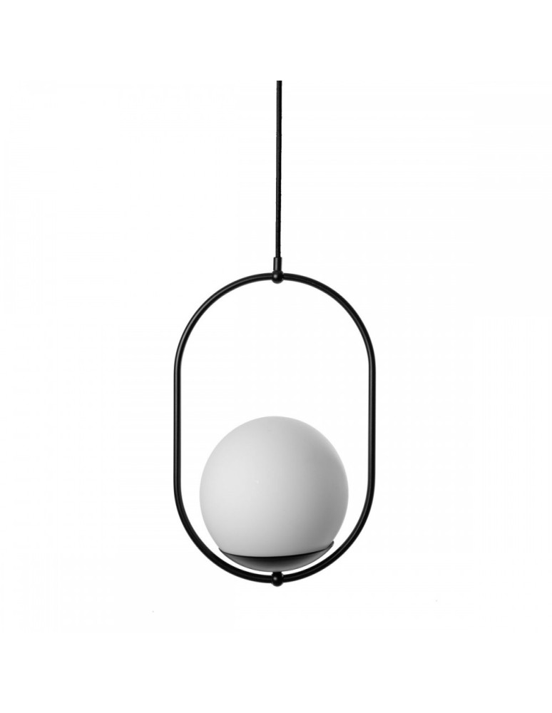 Pendant lamps spheres - UMMO KOBAN B black ceiling pendant lamp KOB122P0 - product kolory-swiatla.pl 1