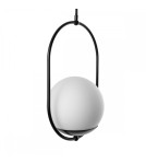 Pendant lamps spheres - UMMO KOBAN B black ceiling pendant lamp KOB122P0 - product 4