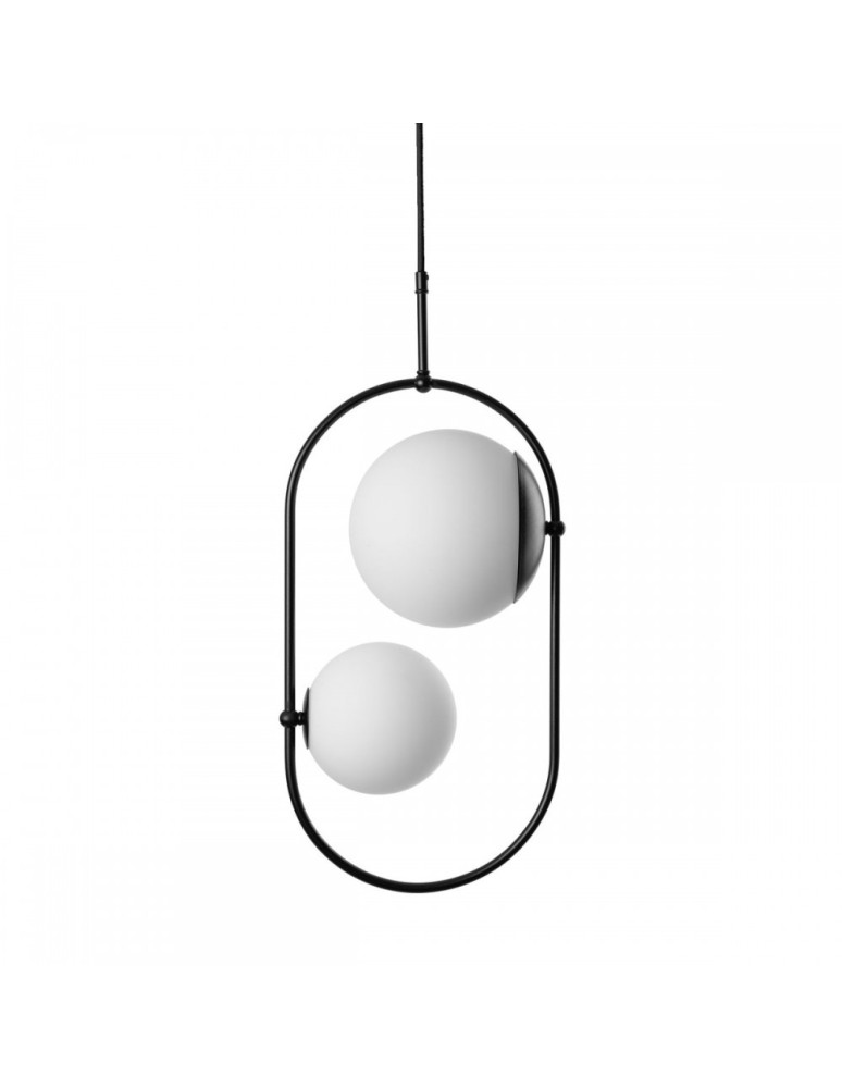 Pendant lamps spheres - UMMO KOBAN C black ceiling pendant lamp KOC222P0 - product kolory-swiatla.pl 1