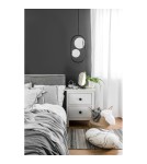 Pendant lamps spheres - UMMO KOBAN C black ceiling pendant lamp KOC222P0 - product 2