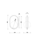 Wall lamps - UMMO KOBAN D white wall lamp / wall sconce KOD11000 - product 3