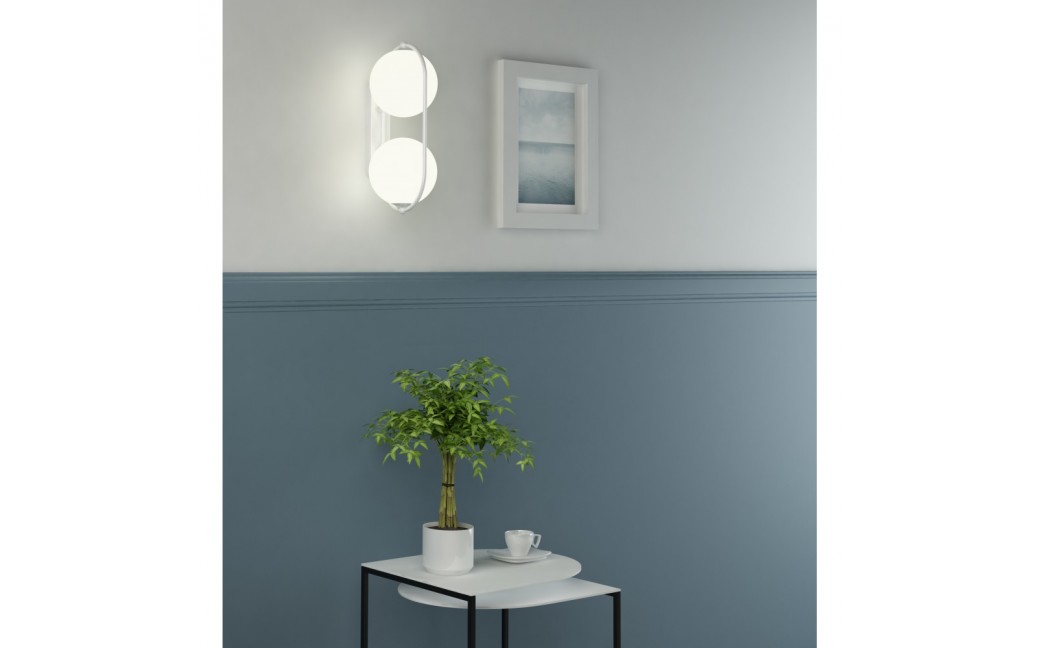 UMMO KOBAN E biała lampa ścienna / kinkiet KOE11000