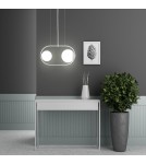 Pendant lamps spheres - UMMO KOBAN A white ceiling pendant lamp KOA211P0. - product 2