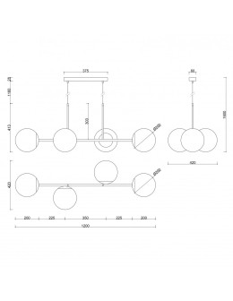 UMMO KOP E biała sufitowa lampa wisząca KPE411P0 - produkt 2