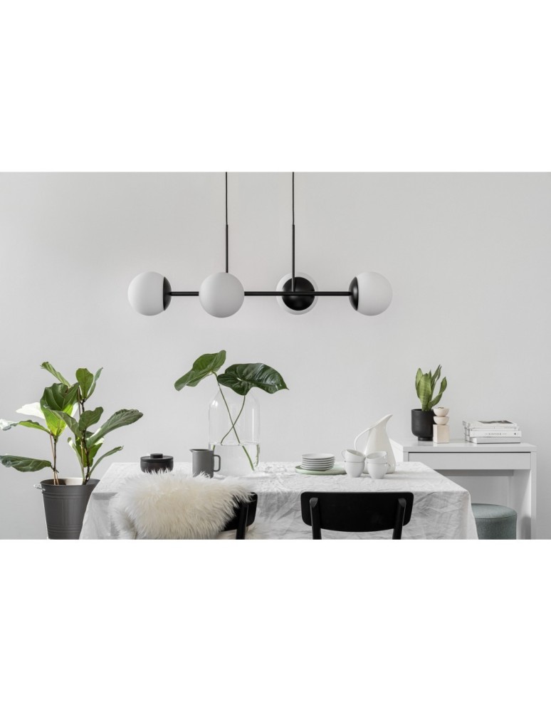 Pendant lamps spheres - UMMO KOP E black ceiling pendant lamp KPE422P0 - product kolory-swiatla.pl 2