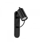 Adjustable wall lamps - UMMO KOP F black wall lamp / wall sconce KPF122P0 - product 1