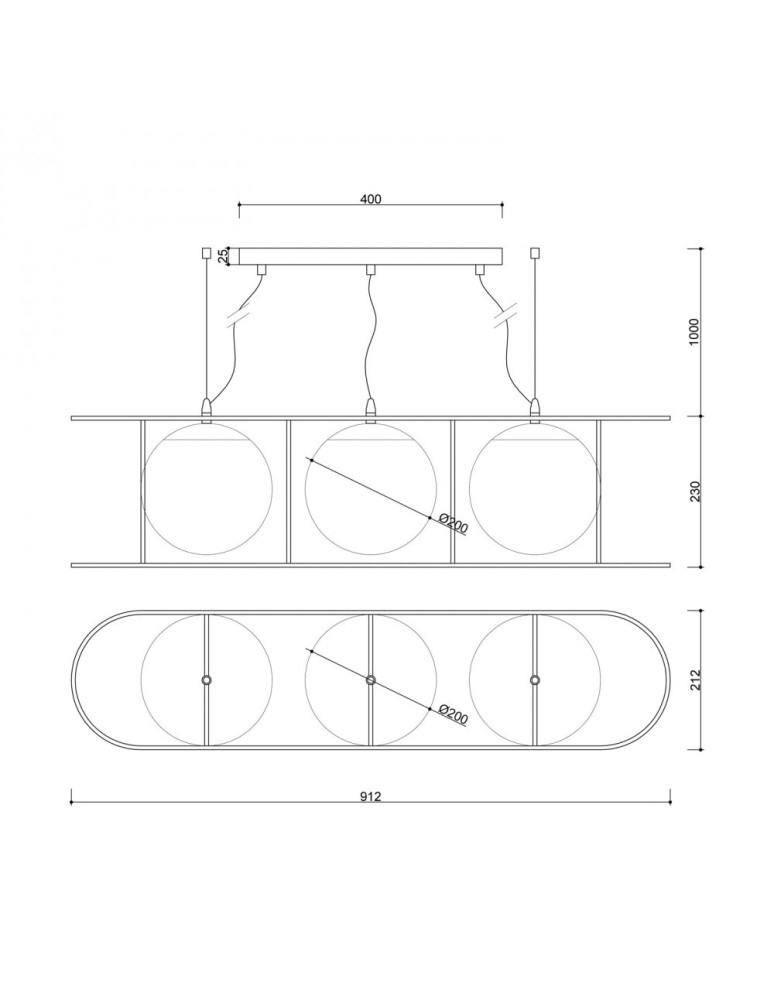 Pendant lamps - UMMO KUGLO D ceiling pendant lamp KUD322B0 - product kolory-swiatla.pl 6