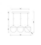 Pendant lamps - UMMO KUUL A black ceiling pendant lamp KLA322P0 - product 6