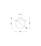 Ceiling lamps - UMMO KUUL C black ceiling / plafond lamp KLC12000 - product 4