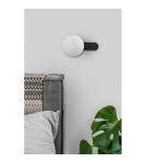Scandinavian style wall lamps - UMMO KUUL D1 black wall lamp / wall sconce with switch KLD12001 - product 5