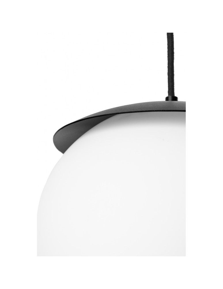 Pendant lamps spheres - UMMO KUUL E black ceiling pendant lamp KLE122P0 - product kolory-swiatla.pl 4