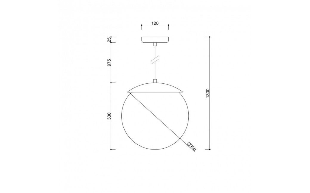 UMMO KUUL E czarna sufitowa lampa wisząca KLE122P0