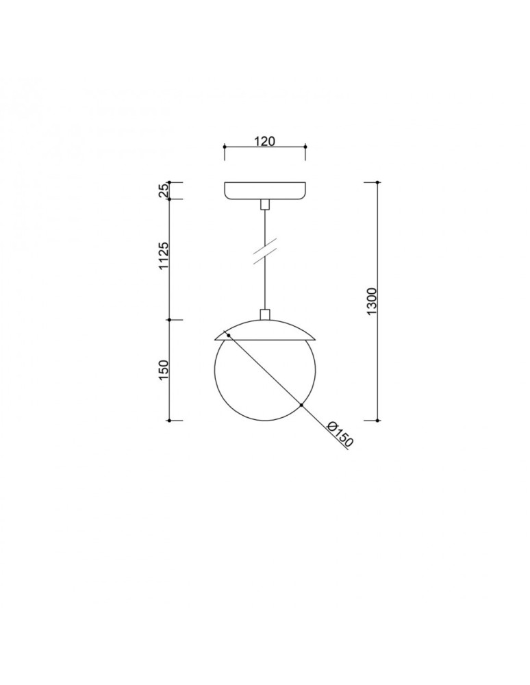 Pendant lamps spheres - UMMO KUUL F black ceiling pendant lamp KLF122P0. - product kolory-swiatla.pl 4