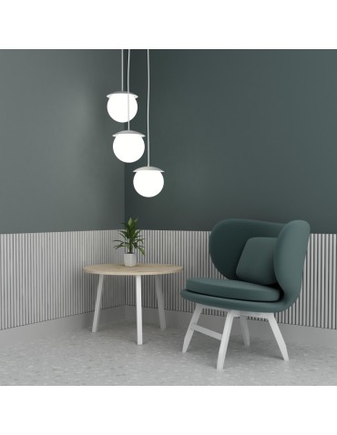 UMMO KUUL F3 triple white ceiling pendant lamp KLF311P3. - product 2