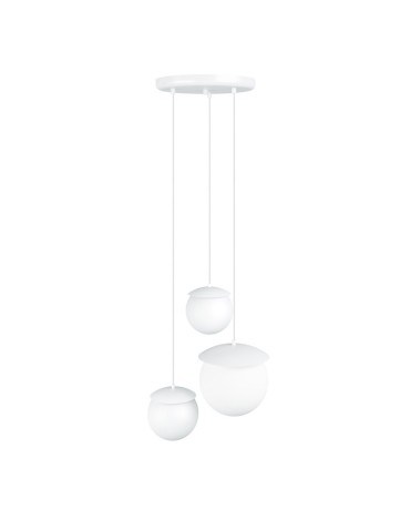 UMMO KUUL M triple white ceiling pendant lamp KLM311P4.