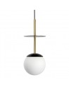 UMMO PLAAT A BRASS black ceiling pendant lamp with brass PLA132P0.