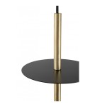 Pendant lamps spheres - UMMO PLAAT A BRASS black ceiling pendant lamp with brass PLA132P0. - product 4
