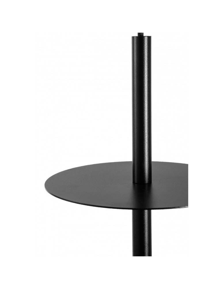 Pendant lamps spheres - UMMO PLAAT A black ceiling pendant lamp PLA122P0. - product kolory-swiatla.pl 4