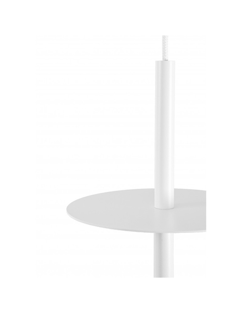 Pendant lamps spheres - UMMO PLAAT A white ceiling pendant lamp PLA111P0. - product kolory-swiatla.pl 3