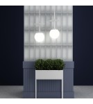 Pendant lamps spheres - UMMO PLAAT A white ceiling pendant lamp PLA111P0. - product 4