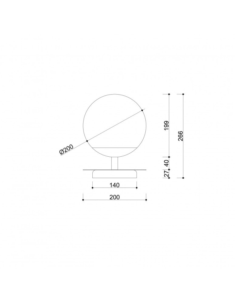 Nightlights - UMMO PLAAT ST white table lamp with brass PLS131P1 - product kolory-swiatla.pl 5