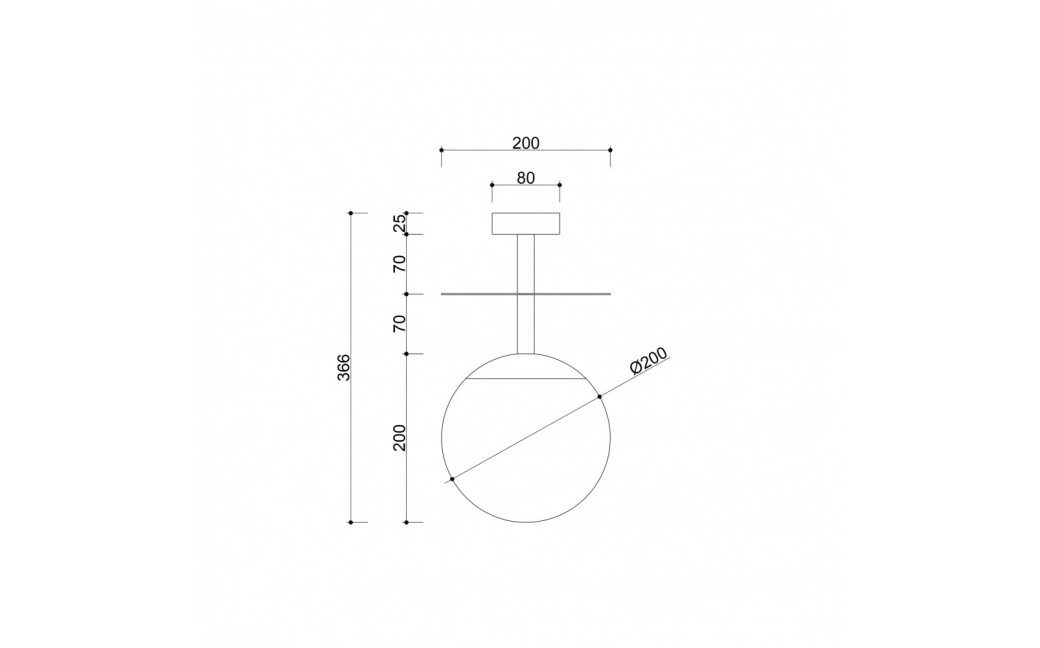 UMMO PLAAT B czarna lampa przysufitowa / plafon PLB12003