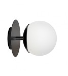 Scandinavian style wall lamps - UMMO PLAAT C black wall lamp / wall sconce PLC12000 - product 1