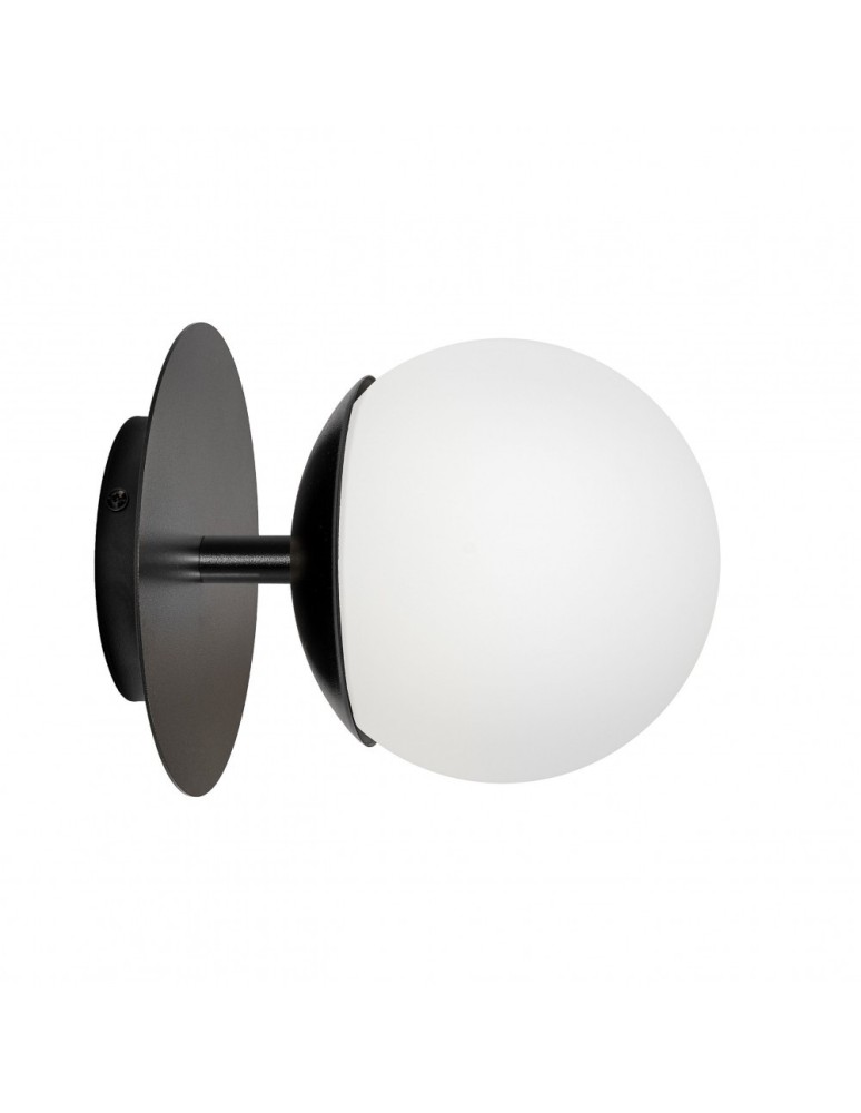 Scandinavian style wall lamps - UMMO PLAAT C black wall lamp / wall sconce PLC12000 - product kolory-swiatla.pl 1