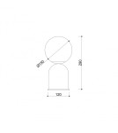 Nightlights - UMMO LUOTI ST black table lamp LUS122P1 - product 8