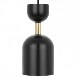 UMMO SUPURU czarna sufitowa lampa wisząca z mosiężną rurką SUA132P0
