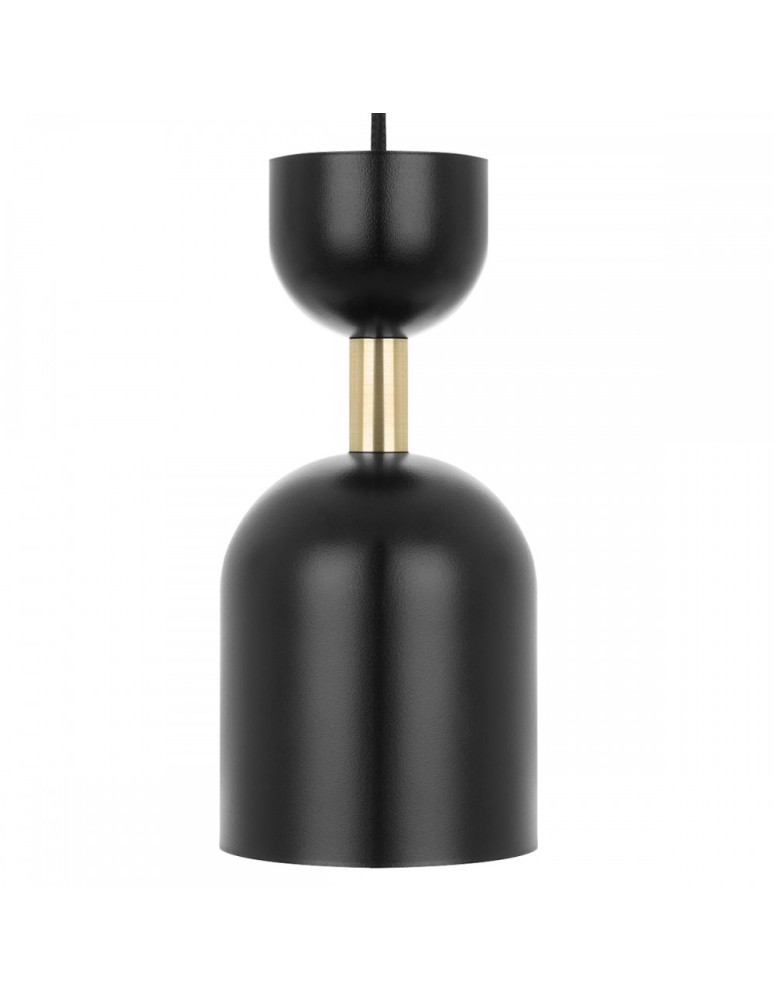 Pendant lamps - UMMO SUPURU black ceiling pendant lamp with brass tube SUA132P0 - product kolory-swiatla.pl 1