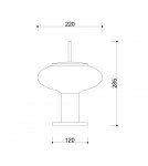 Nightlights - UMMO TORNI ST black table lamp TOS122P1 - product 4