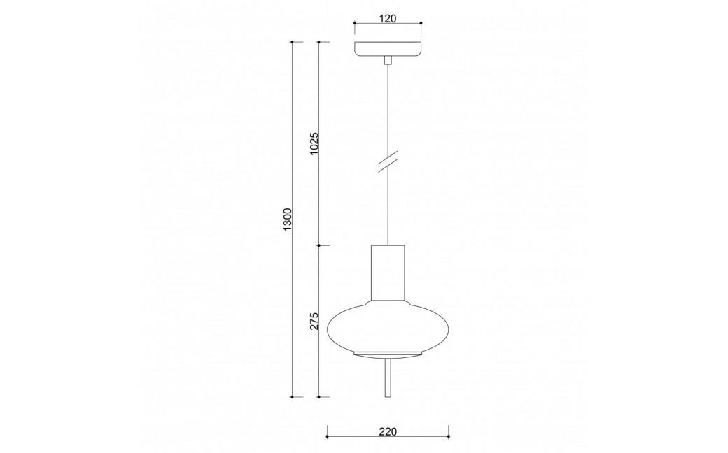 UMMO TORNI A czarna sufitowa lampa wisząca TOA122P0