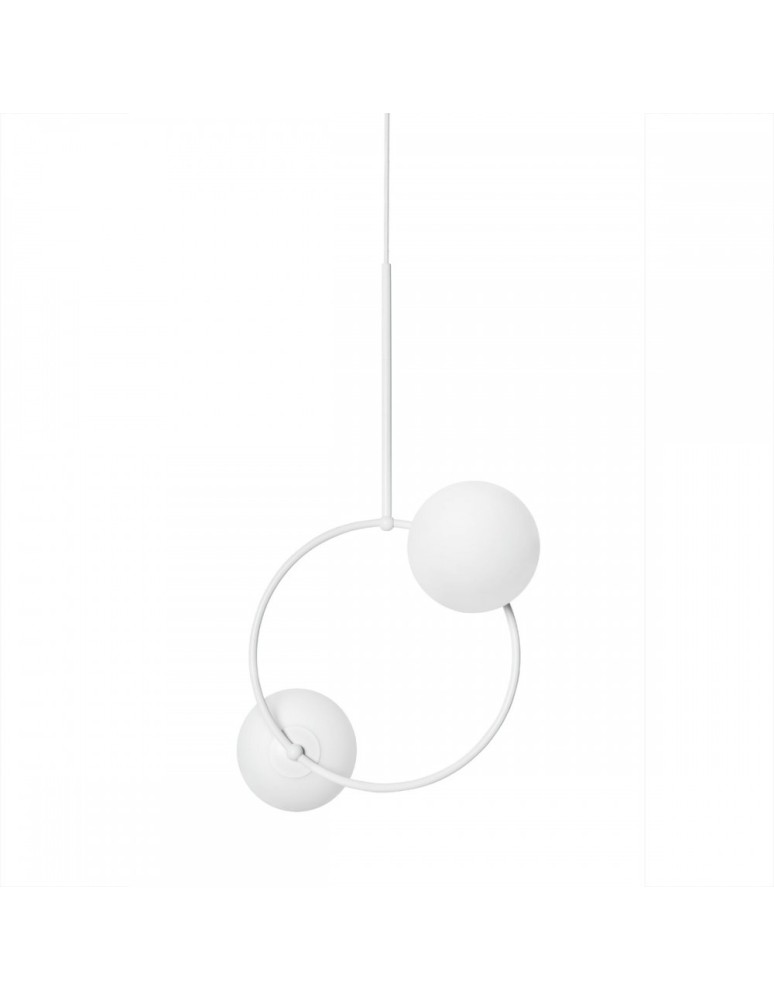 Pendant lamps spheres - UMMO FUPPU A white ceiling pendant lamp FPA211P0. - product kolory-swiatla.pl 1