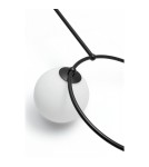 Pendant lamps spheres - UMMO FUPPU A black ceiling pendant lamp FPA222P0. - product 2