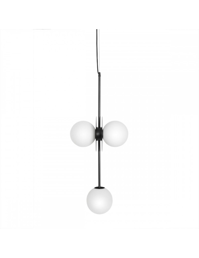 Pendant lamps spheres - UMMO FURIKO B black ceiling pendant lamp FUB322P0. - product kolory-swiatla.pl 1