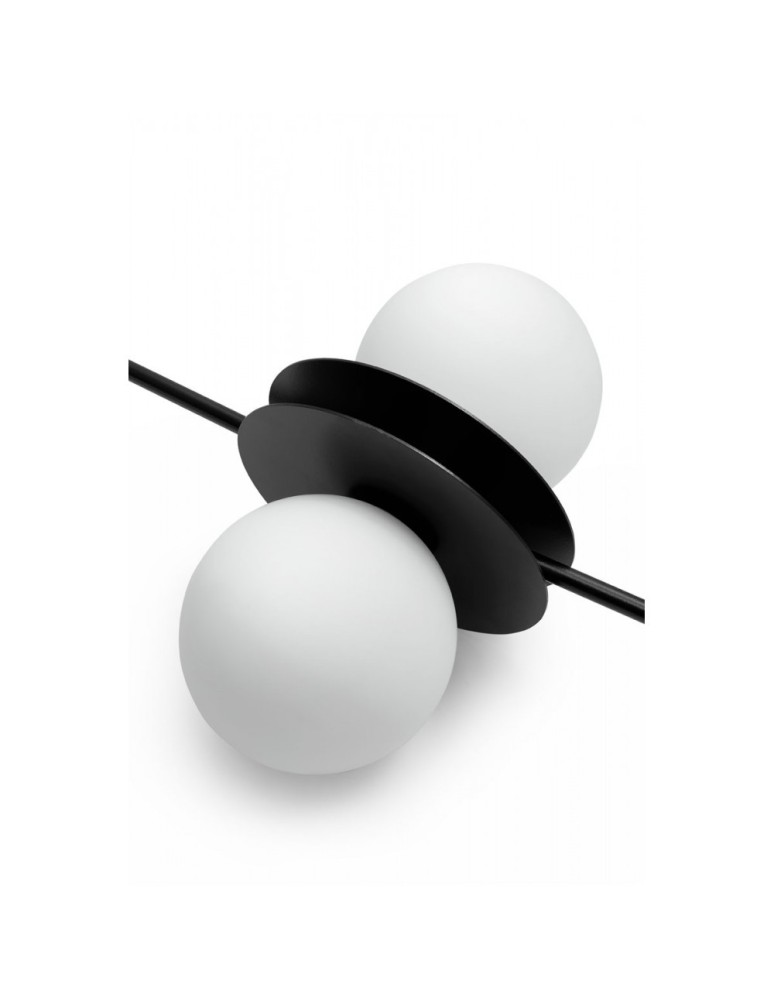 Pendant lamps spheres - UMMO FURIKO B black ceiling pendant lamp FUB322P0. - product kolory-swiatla.pl 2
