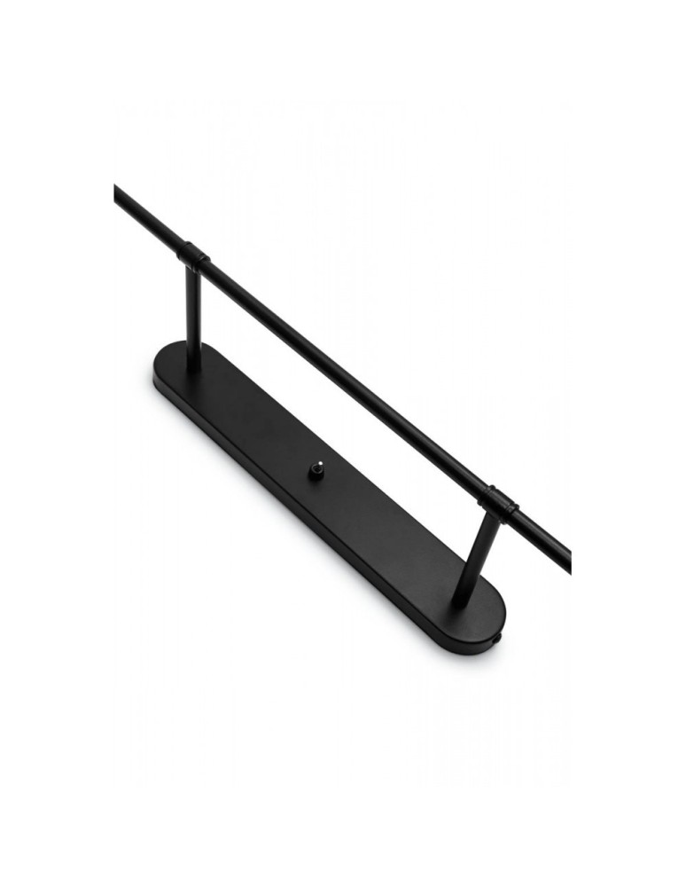 Wall lamps - UMMO TABLO black wall lamp / wall sconce with shelf TAK12001 - product kolory-swiatla.pl 2